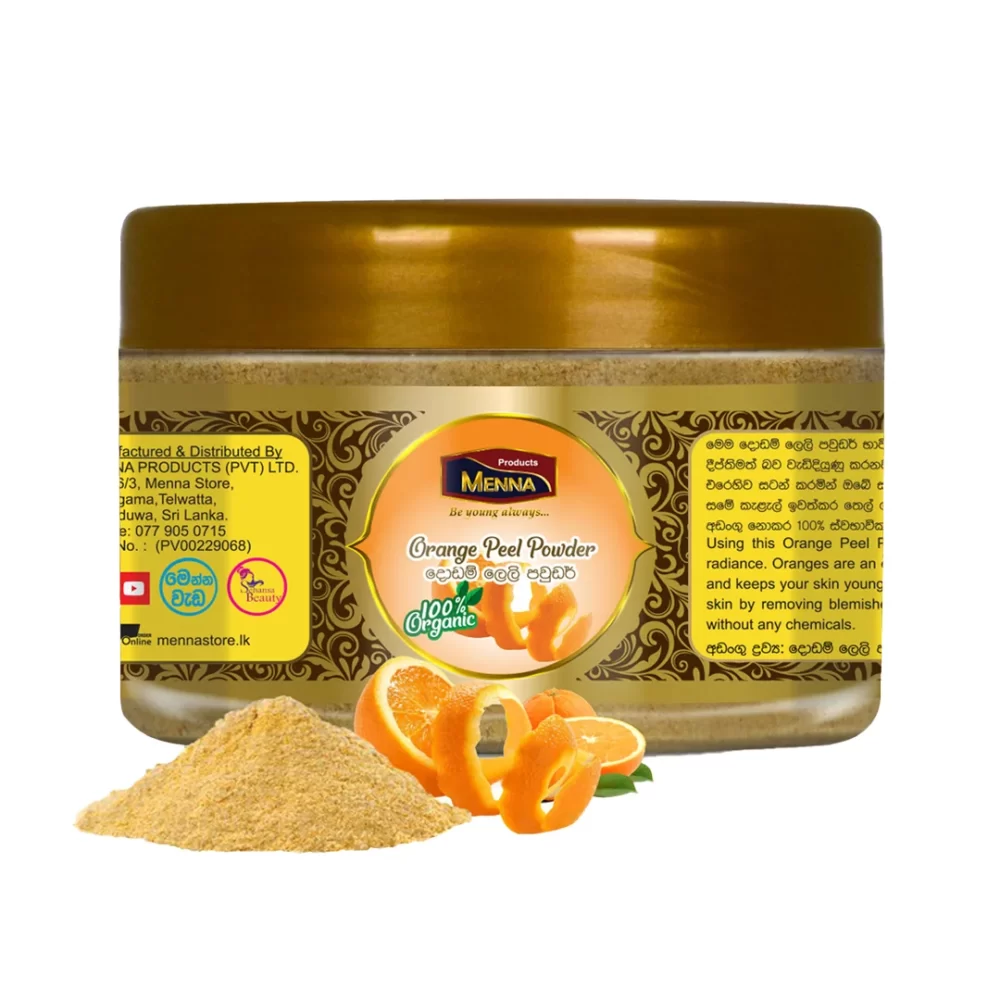 Orange Peel Powder for Refreshing Citrus Skincare