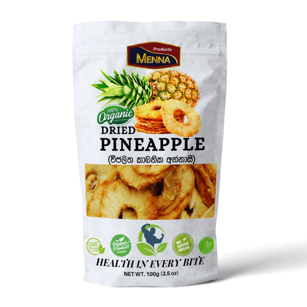 Organic Dried Pineapple Rings - Tropical and Delicious Snack