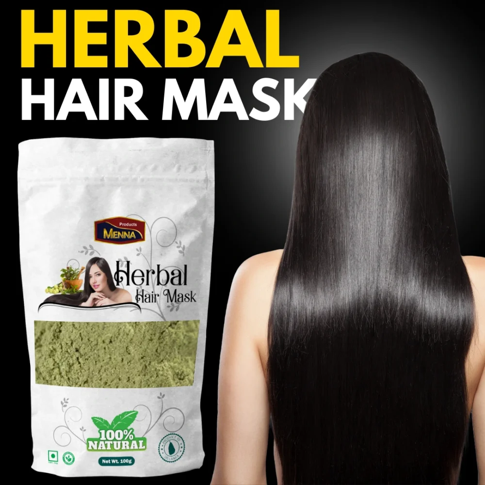 Alternative view of Menna Premium Herbal Hair Mask Powder (100g) – 100% Natural Hair Care